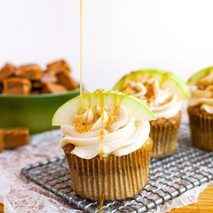 Caramel Apple Cupcake